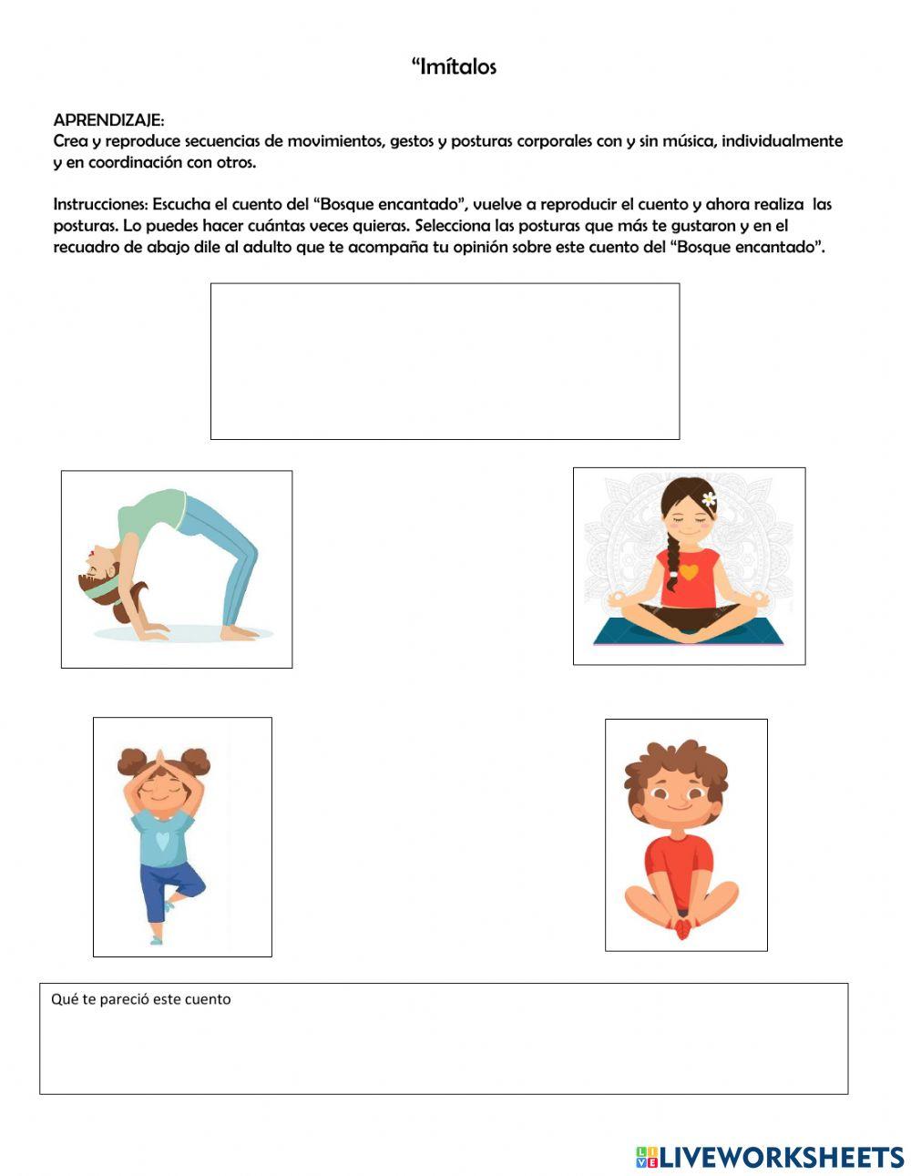 Posturas con mi cuerpo