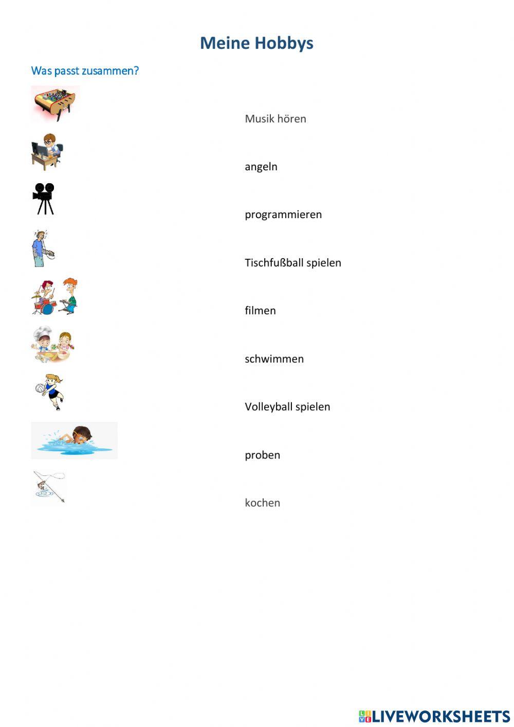 Meine Hobbys
