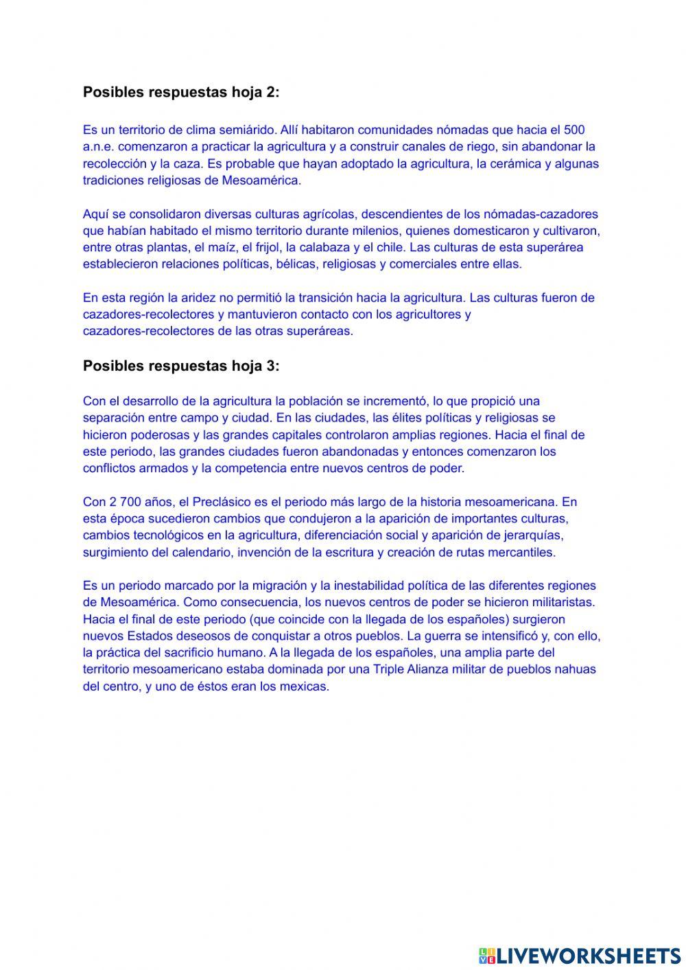 Las áreas culturales del México antiguo.