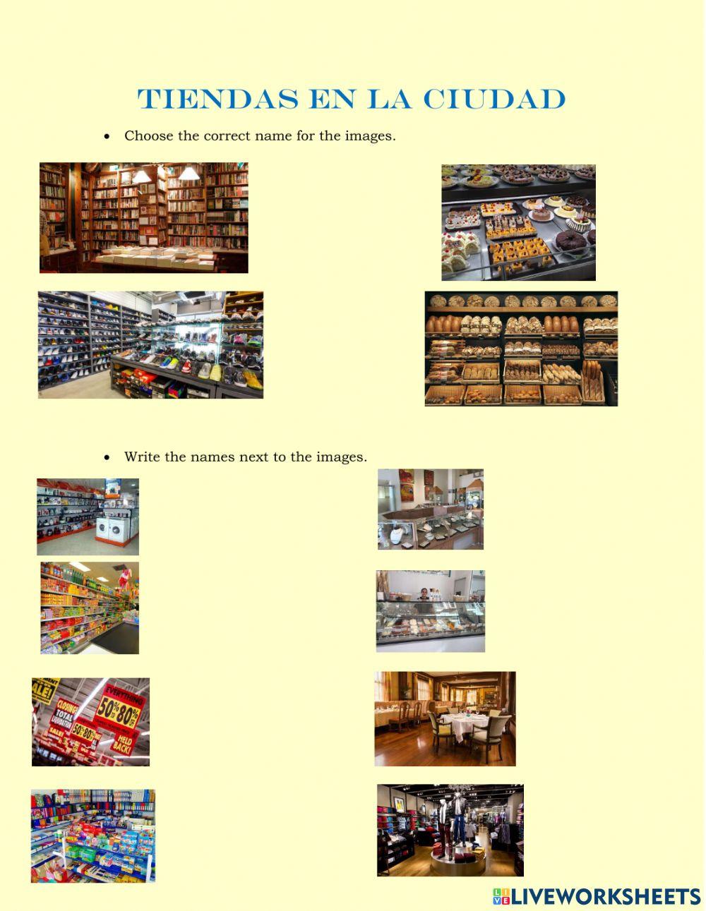 Tiendas de la ciudad