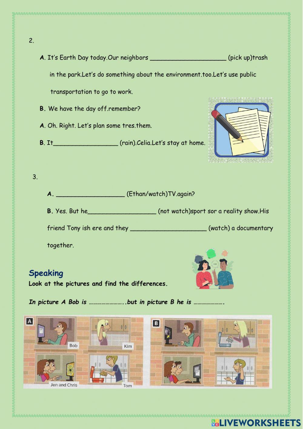 Yes-no questions present continuous