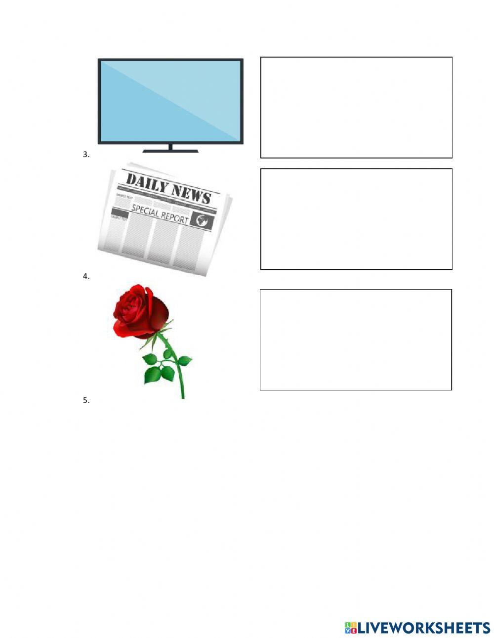 Passive descriptions A