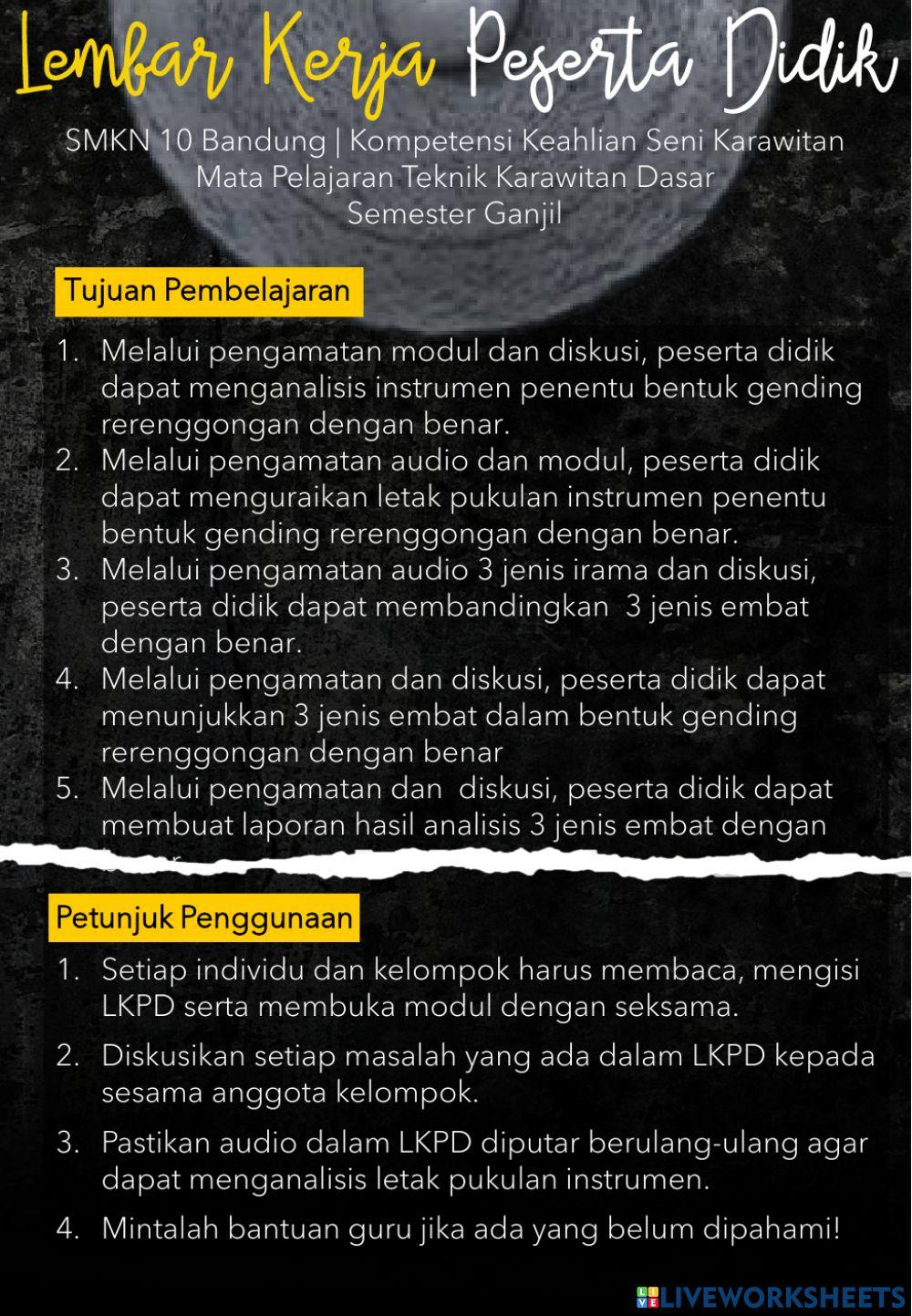 LKPD Bentuk Gending Rerenggongan