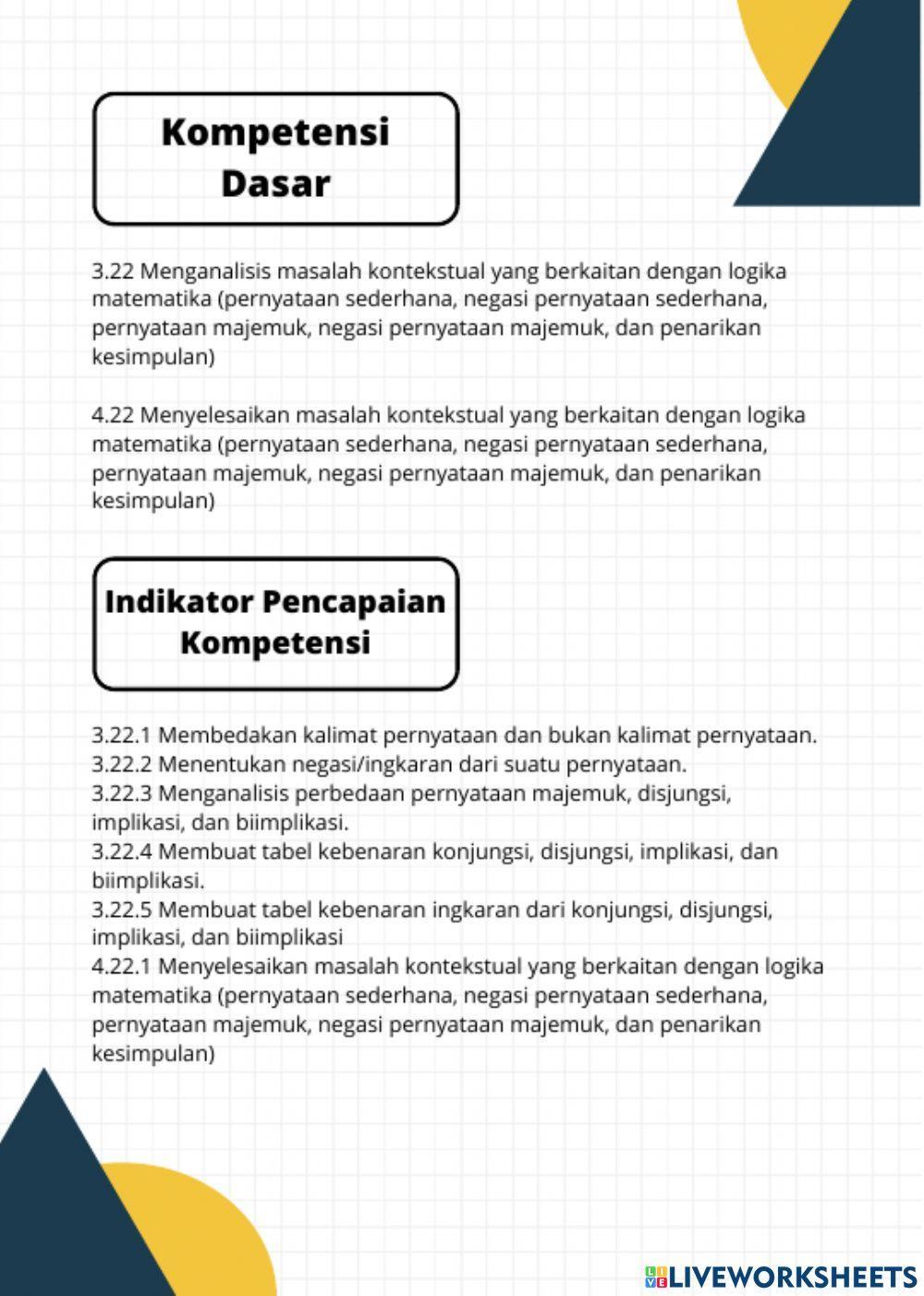 LKPD Logika Matematika - 1