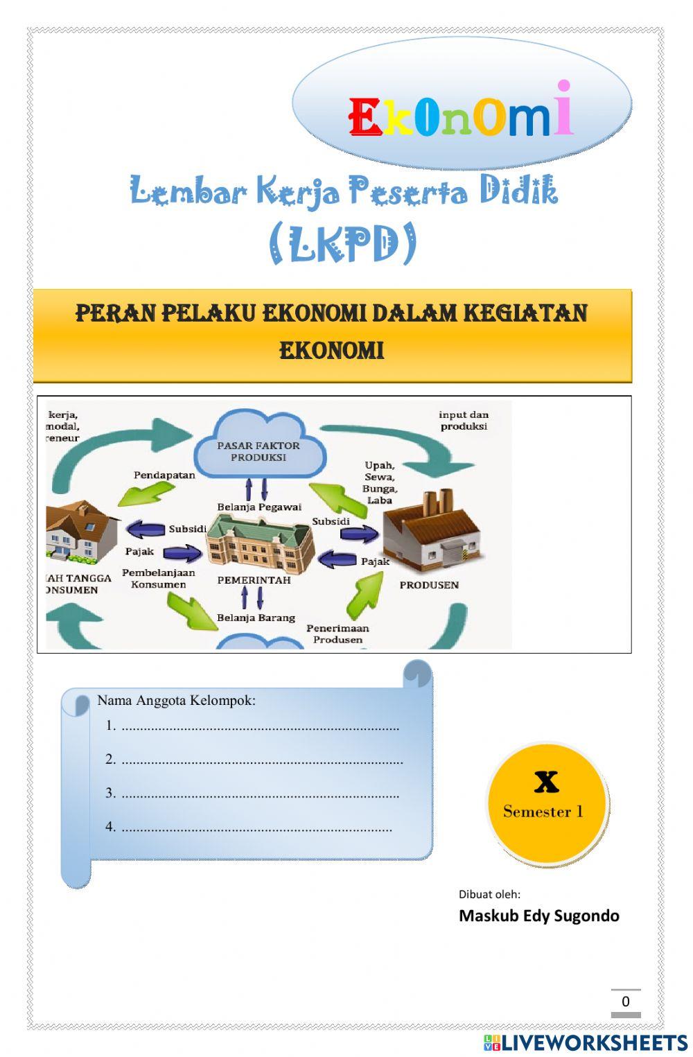 LKPD Pelaku ekonomi
