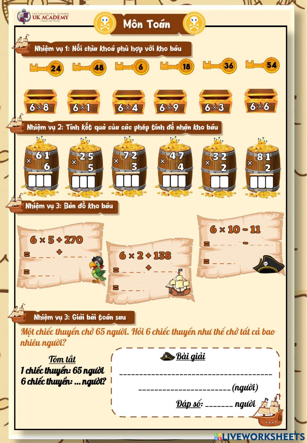 Phiếu ôn tập tuần 4 lớp 3