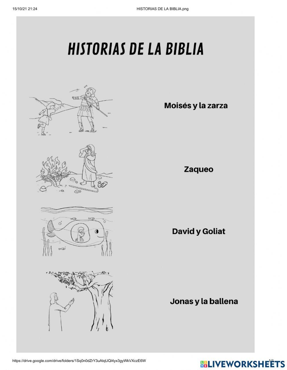 Historias de la biblia