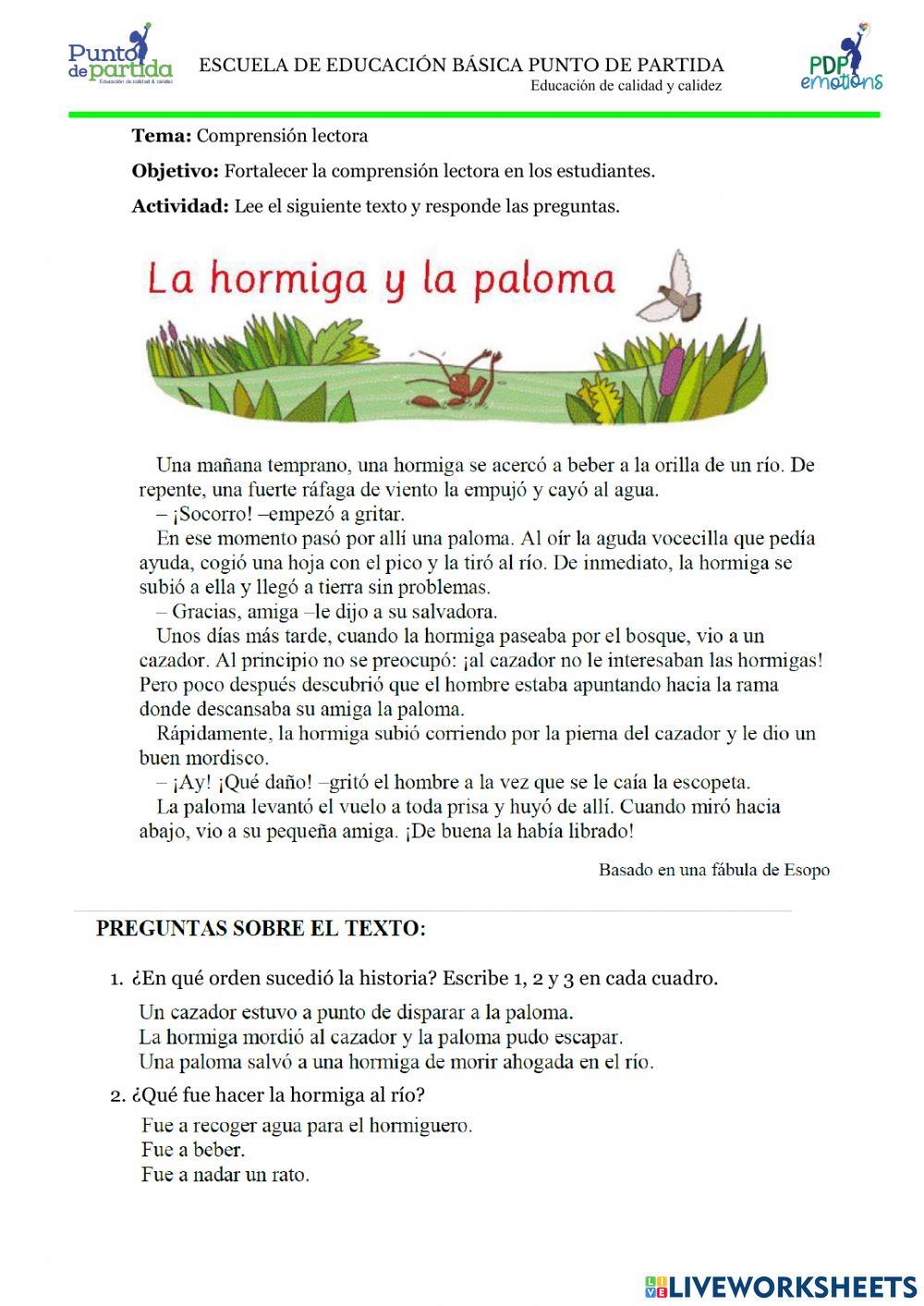 Comprensión lectora