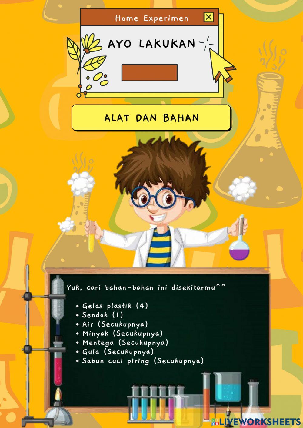 Home Experimen Uji Kepolaran Senyawa