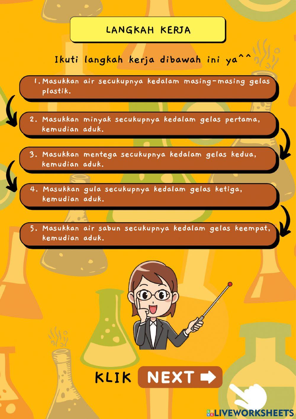 Home Experimen Uji Kepolaran Senyawa