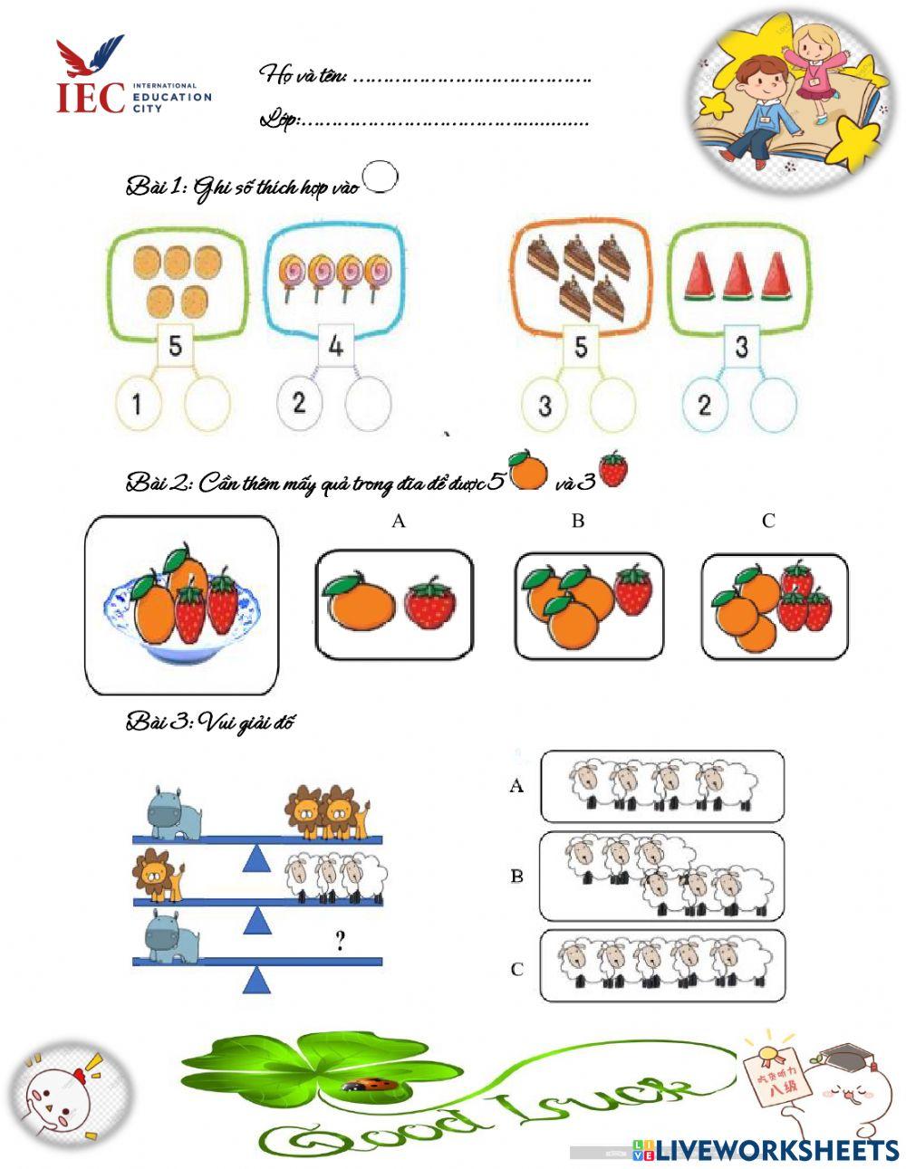 Làm quen với phép cộng- dấu cộng