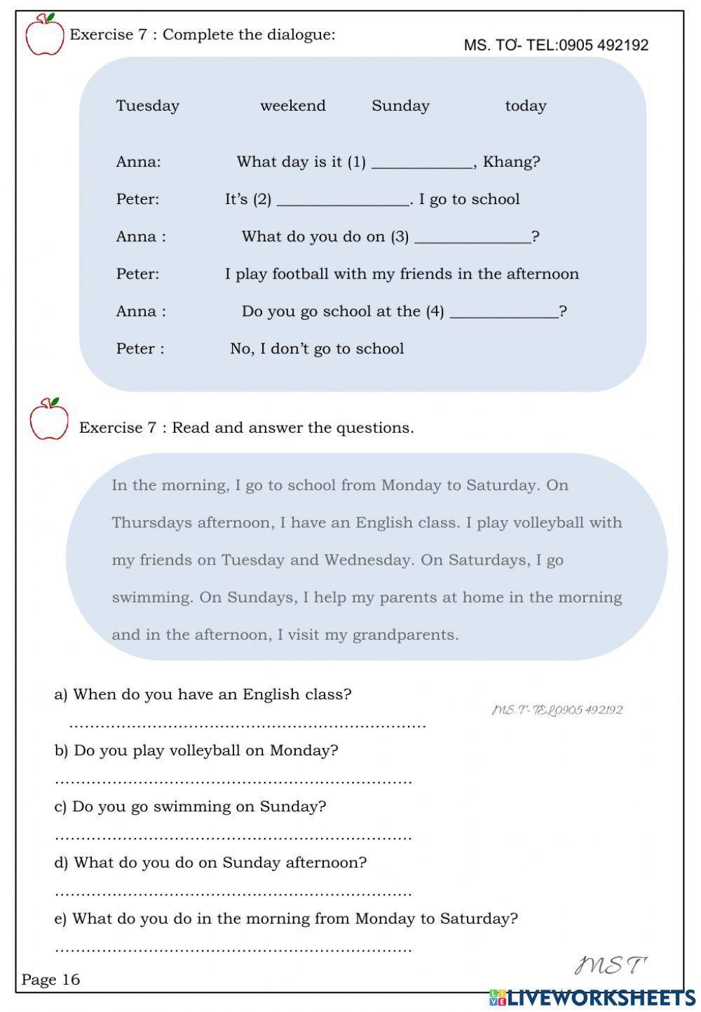 What day is it today?