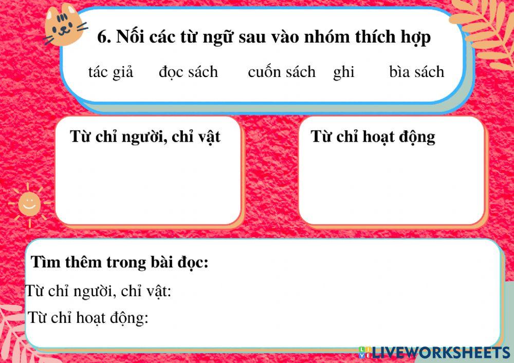 Tuần 8-Tập đọc-Cuốn sách của em-Menu 2