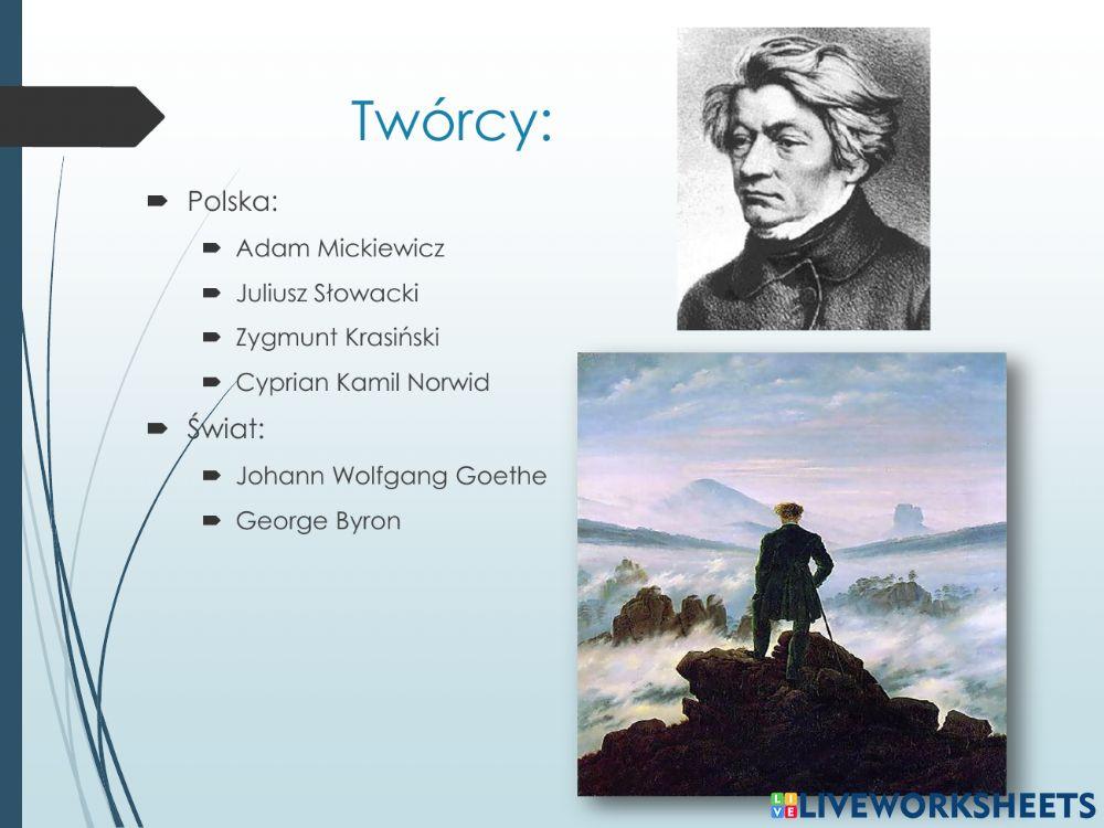 Romantyzm - cechy epoki