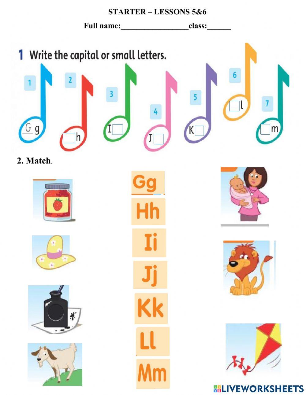 Grade 2 - starter- lesson 5&6