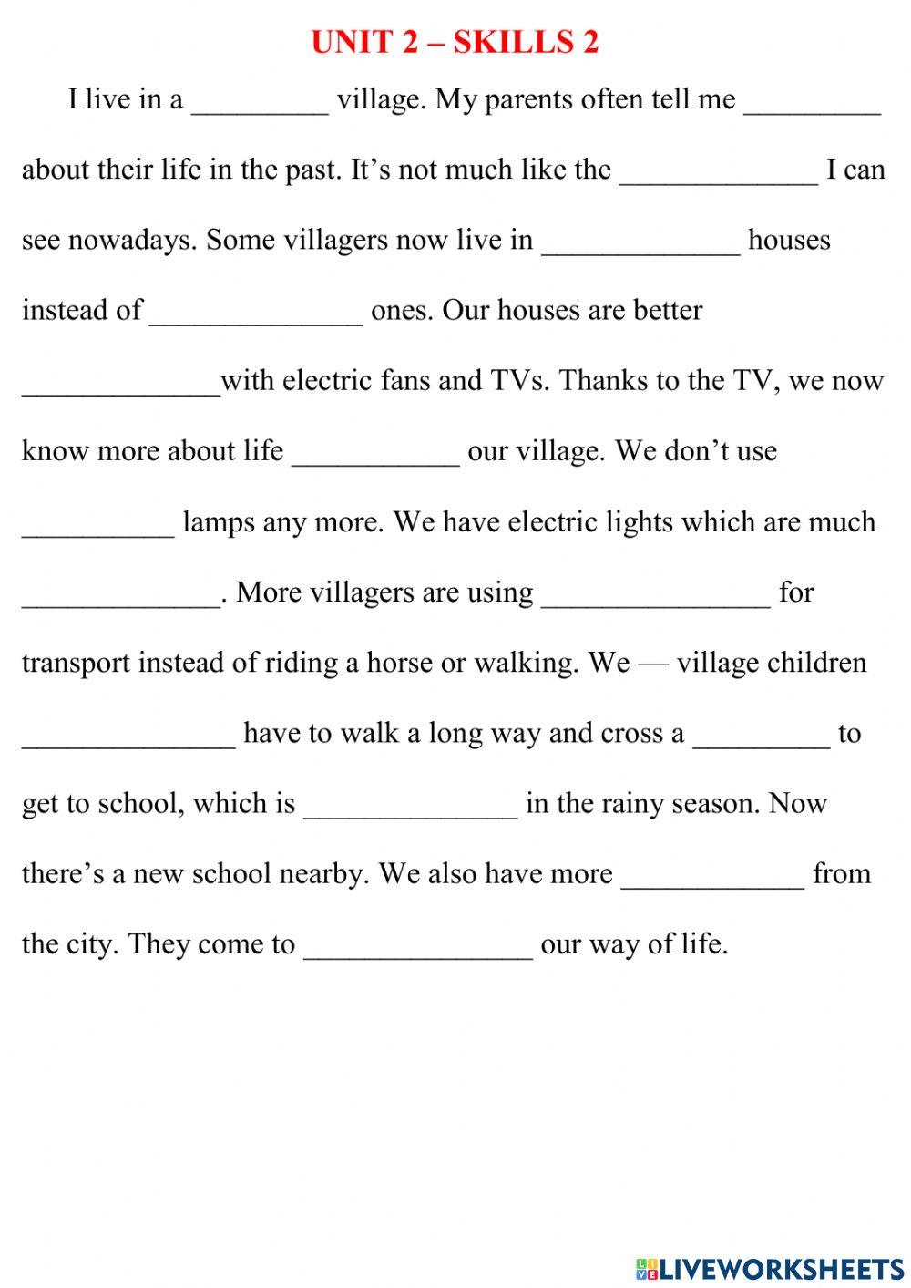 Life in the countryside