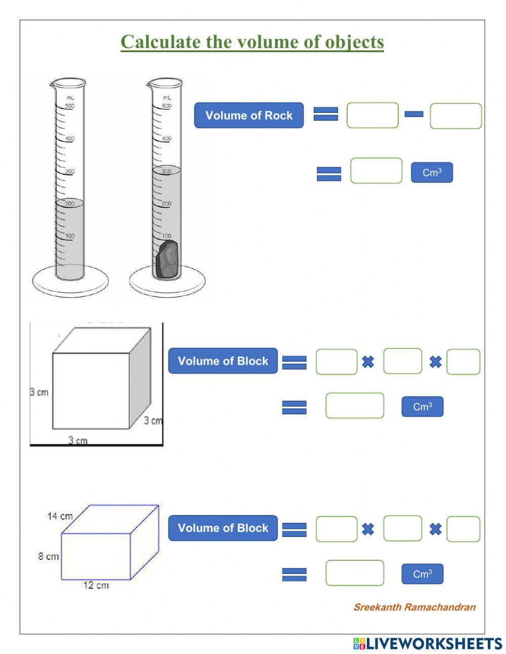 Physical property- volume