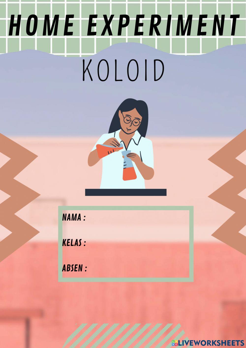 LKPD Home Experiment Koloid