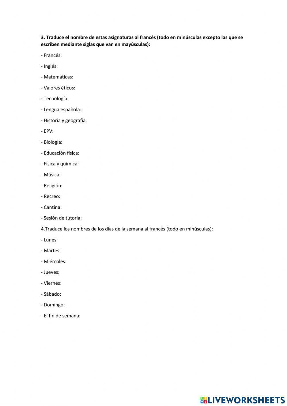 En el colegio (parte 2)