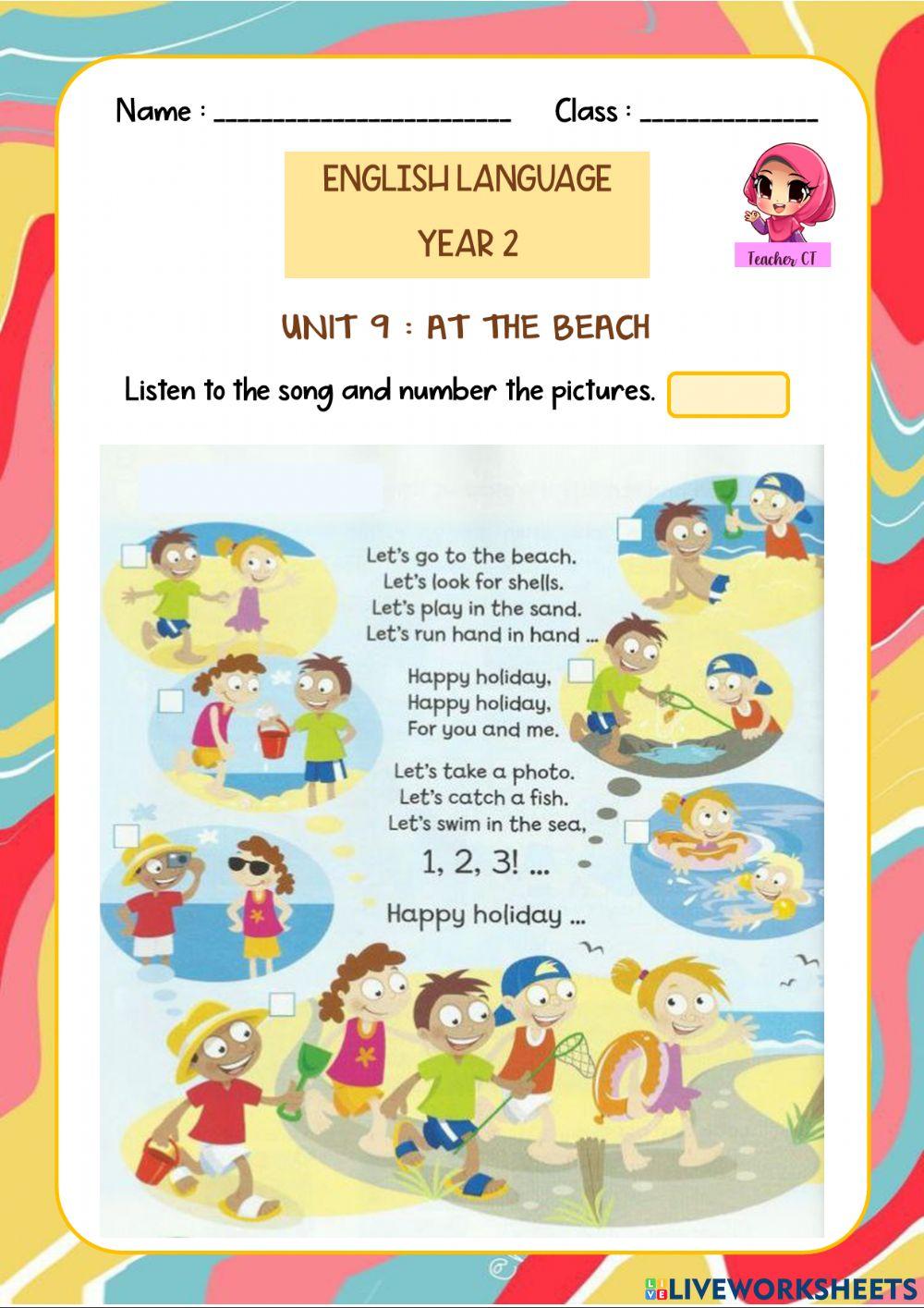 Superminds unit 9 At The Beach