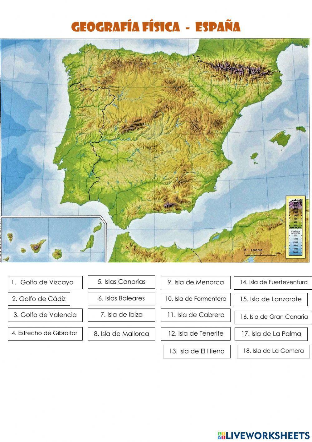 Geografía Física España
