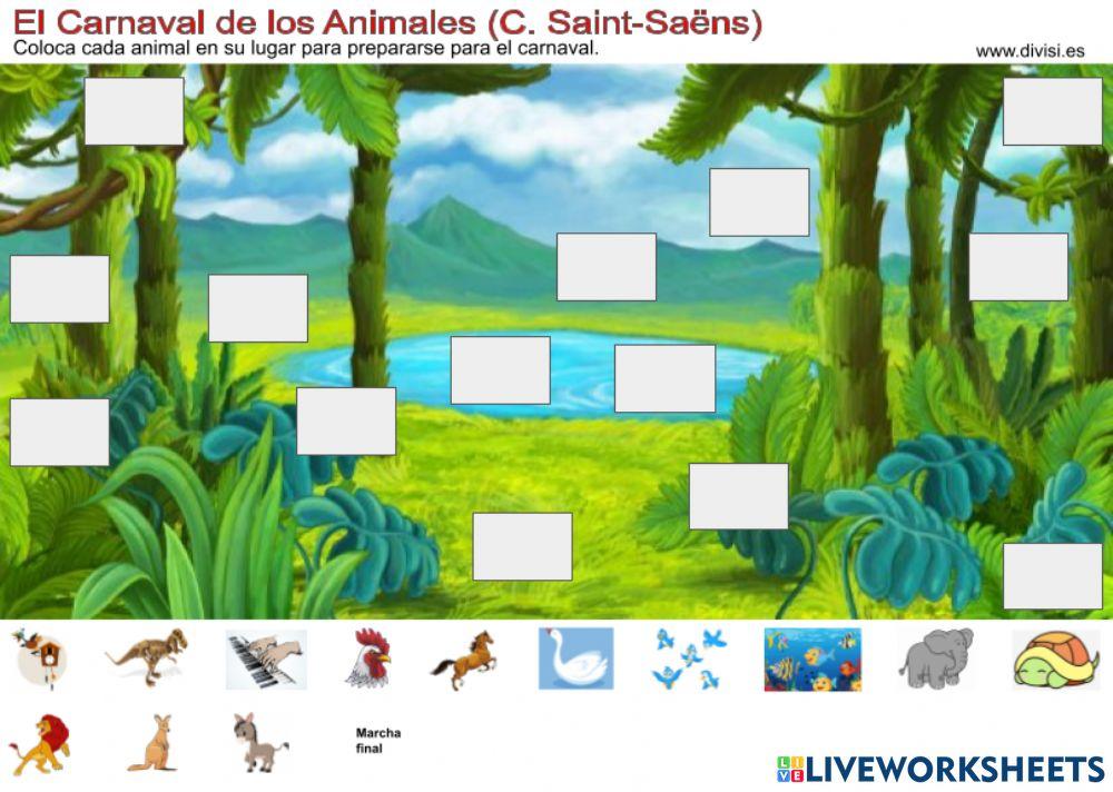 EL CARNAVAL DE LOS ANIMALES (C. Saint-Saëns)