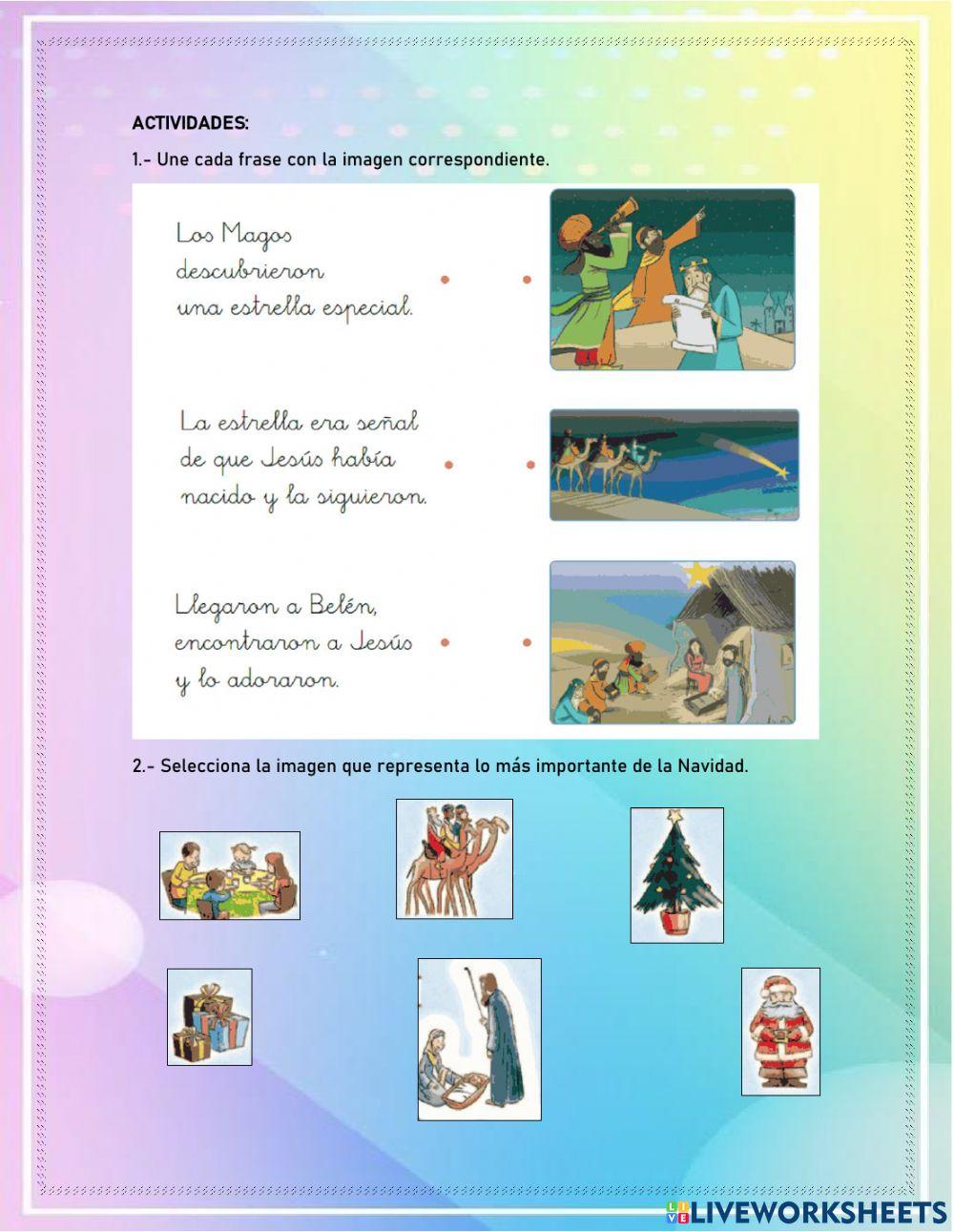 La navidad interactive activity | Live Worksheets