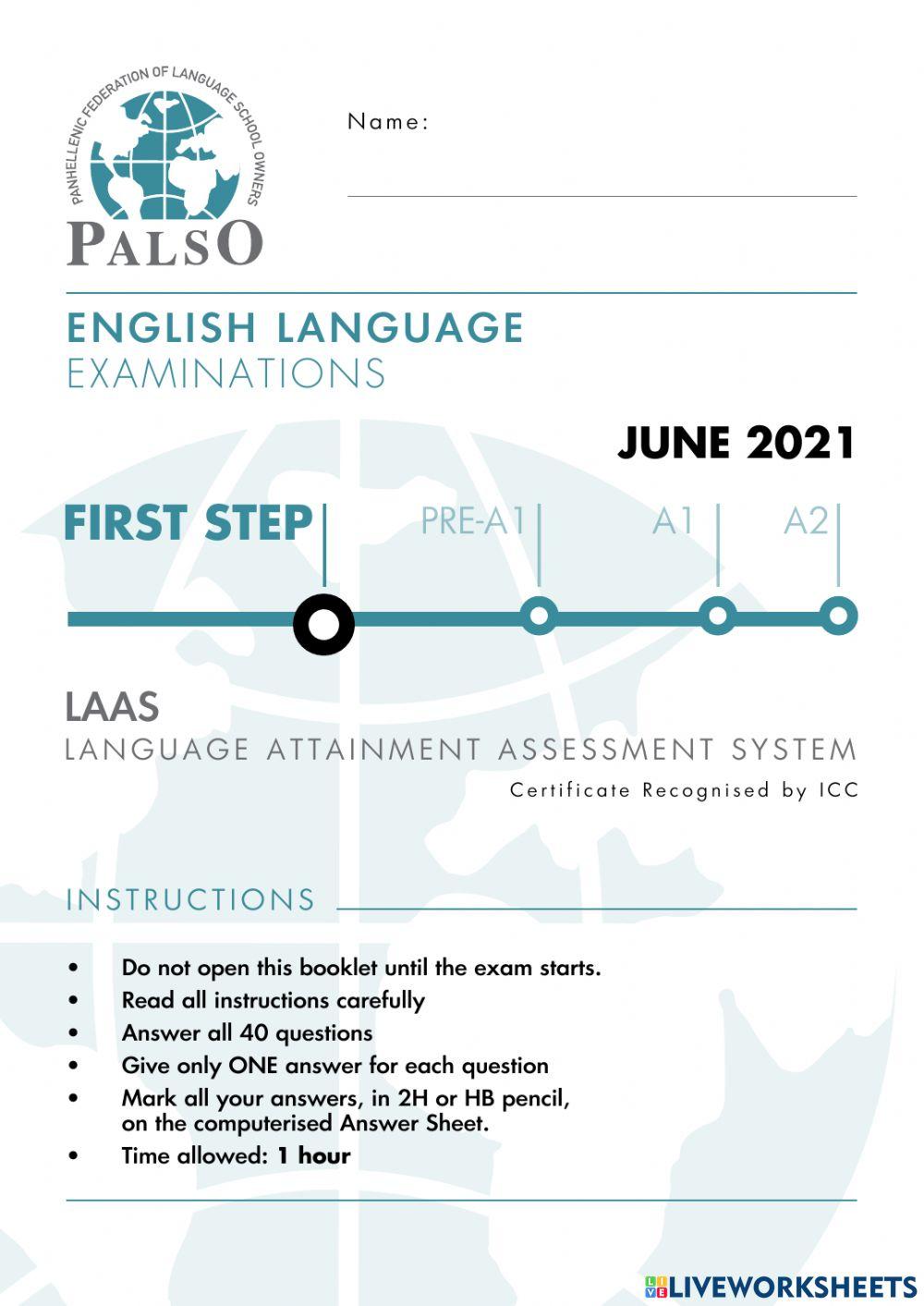 LAAS FIRST STEP JUNE 2021
