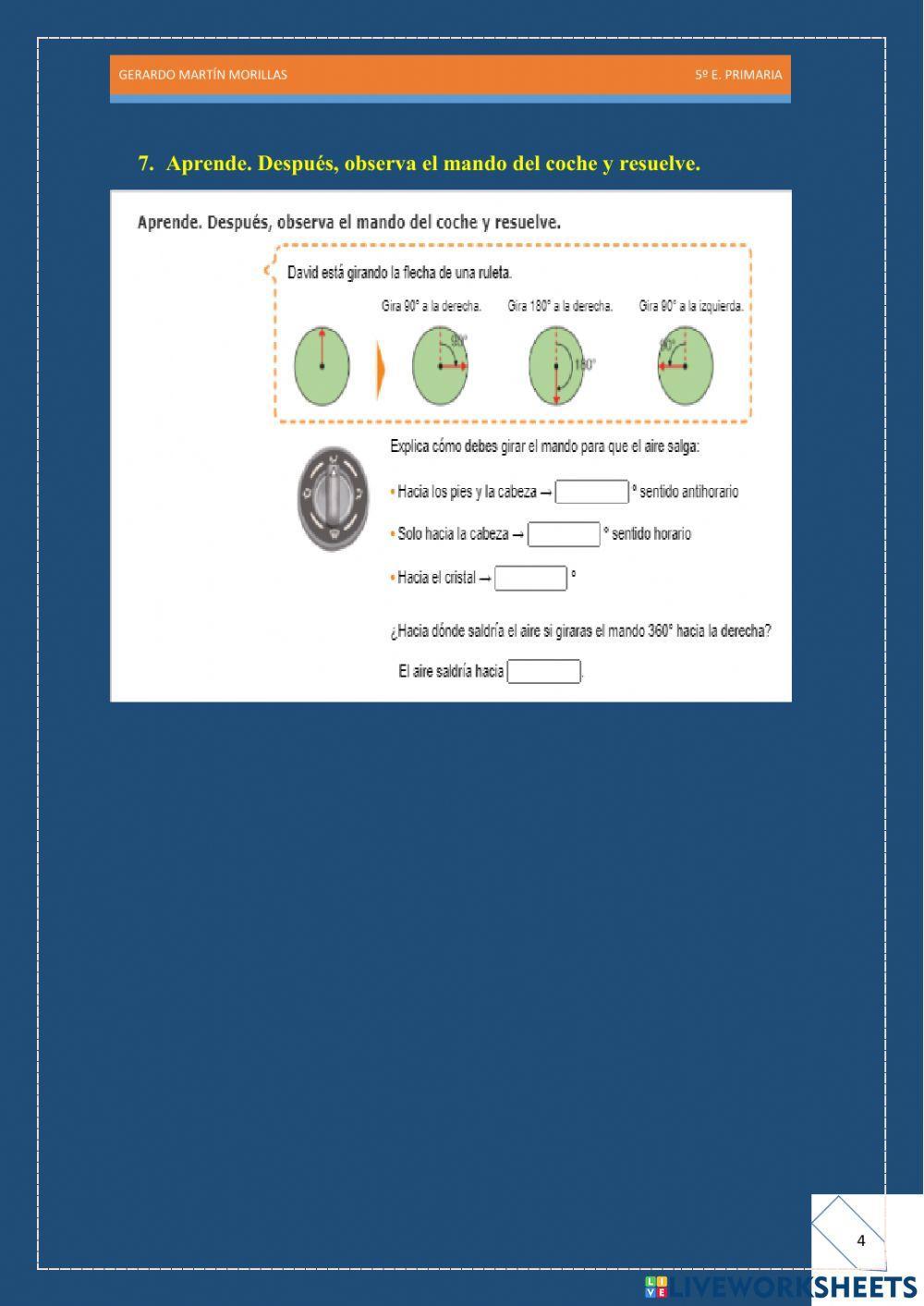 Geometría. Ficha 4.