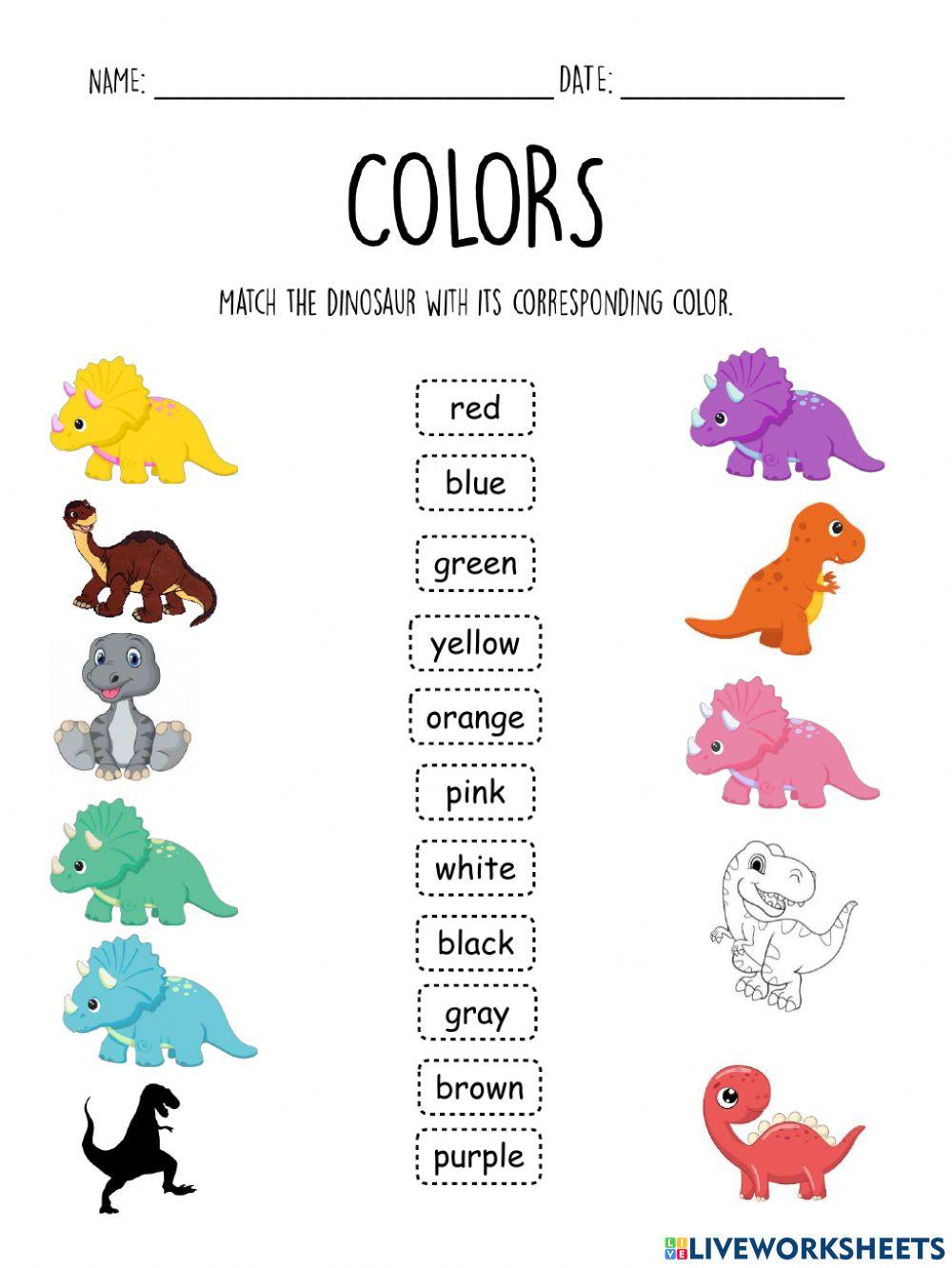 Colors in english
