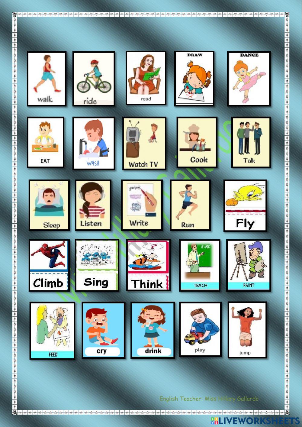 jobs , occupations and verbs