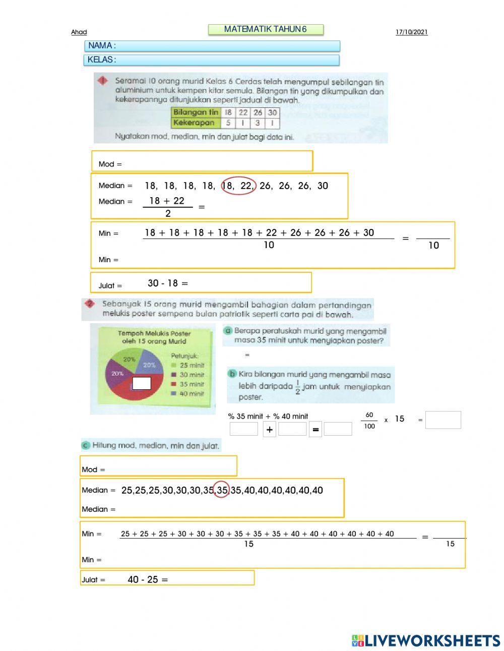 Pengurusan Data Tahun 6