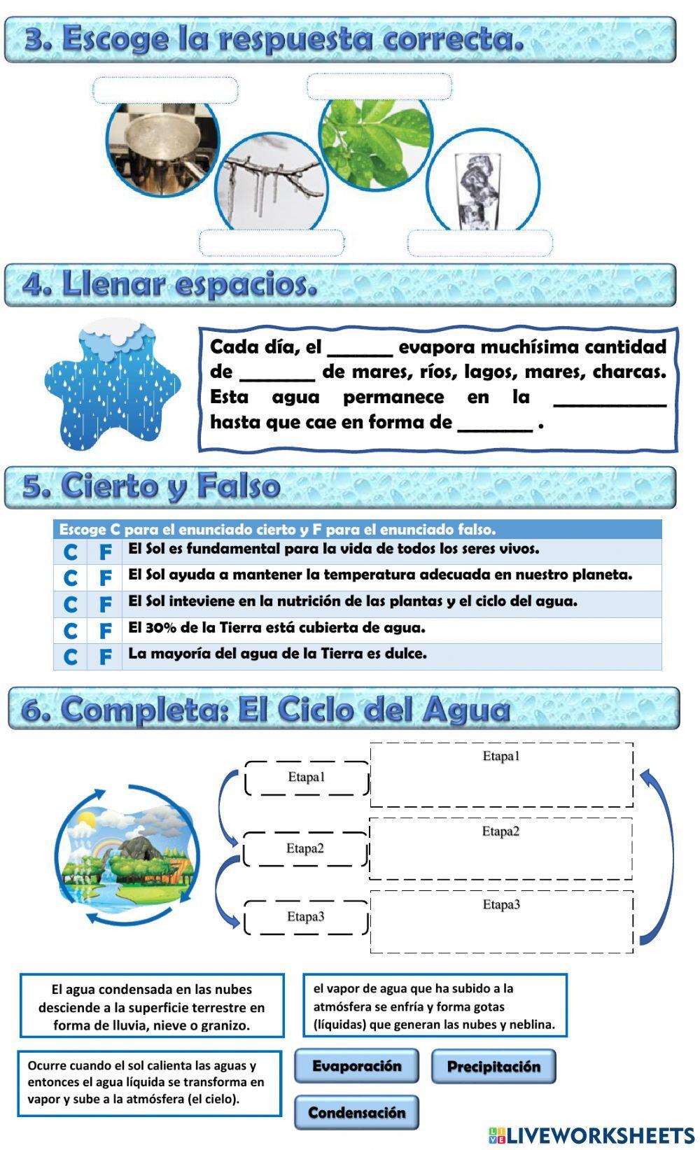 ¿Qué se hizo el agua?