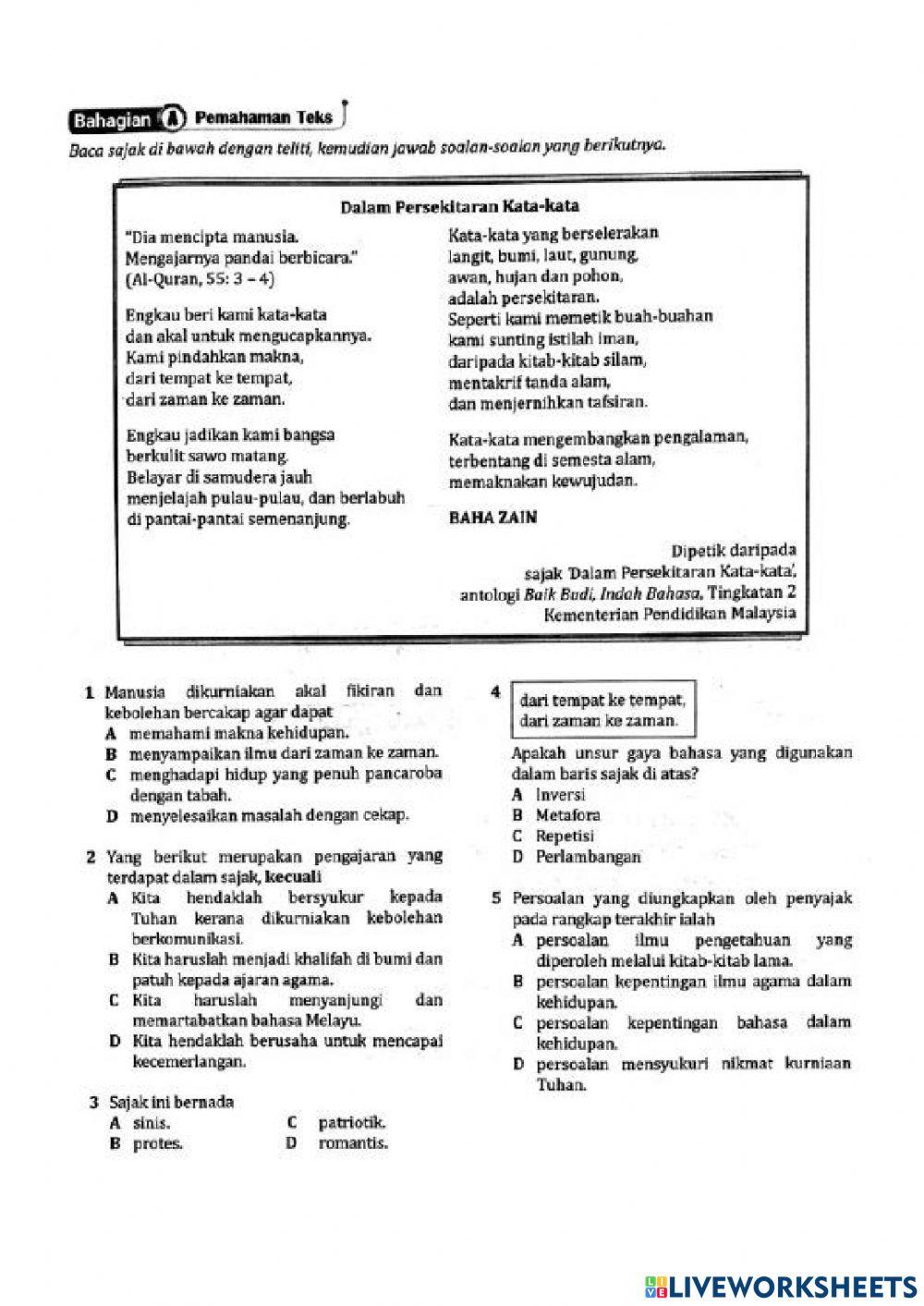 Latihan Pengukuhan PT3