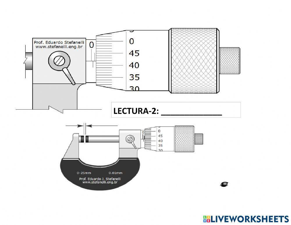 MICROMETRO - Interpretación de lecturas