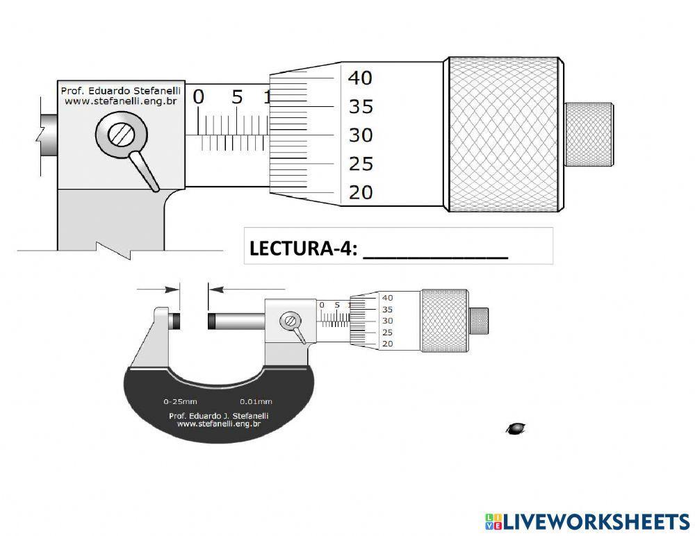 MICROMETRO - Interpretación de lecturas