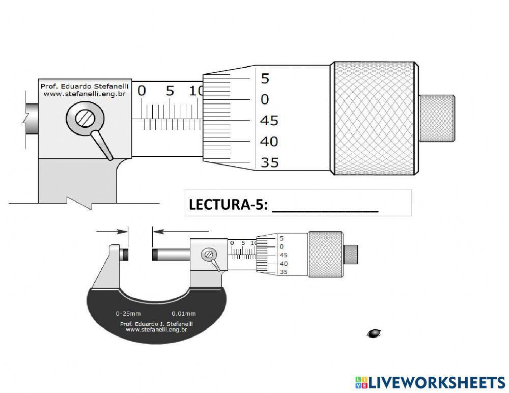 MICROMETRO - Interpretación de lecturas