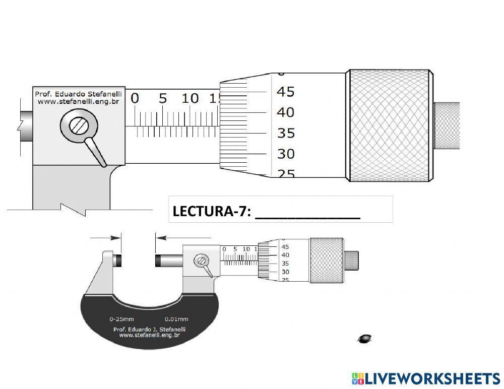 MICROMETRO - Interpretación de lecturas