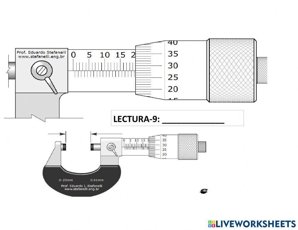 MICROMETRO - Interpretación de lecturas