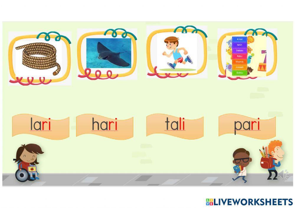 SUKU KATA TERBUKA (KV (a) KV (i)