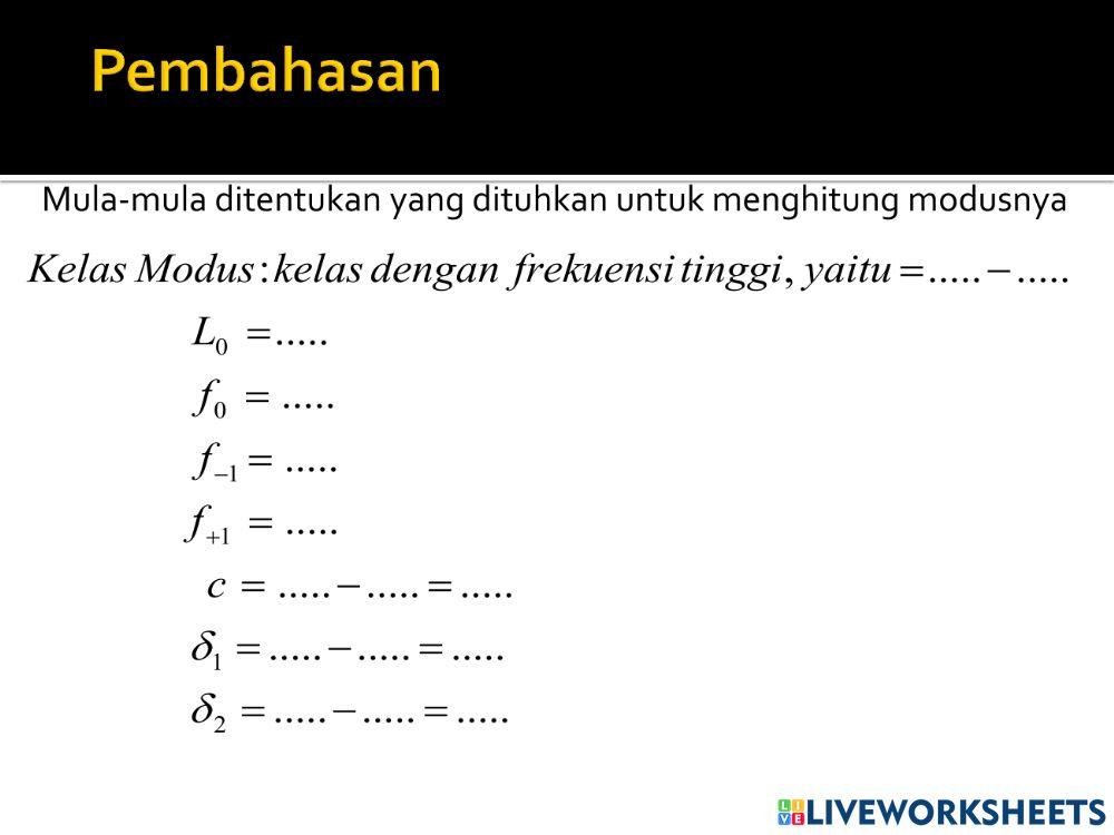 LKPD Modus Data Berkelompok