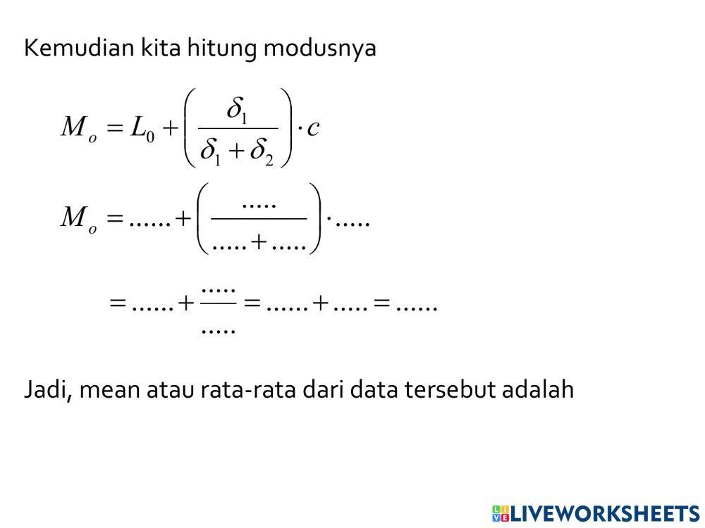 LKPD Modus Data Berkelompok