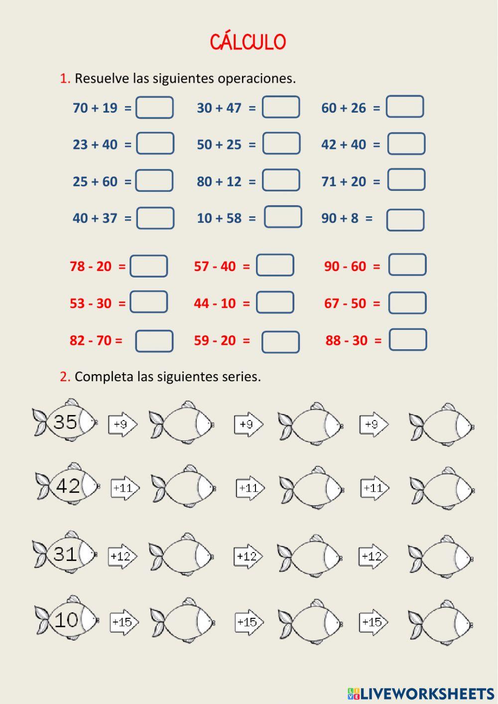 Cálculo sin llevadas