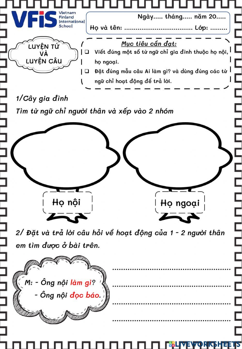 Vietnamese Week 7 - LTLC