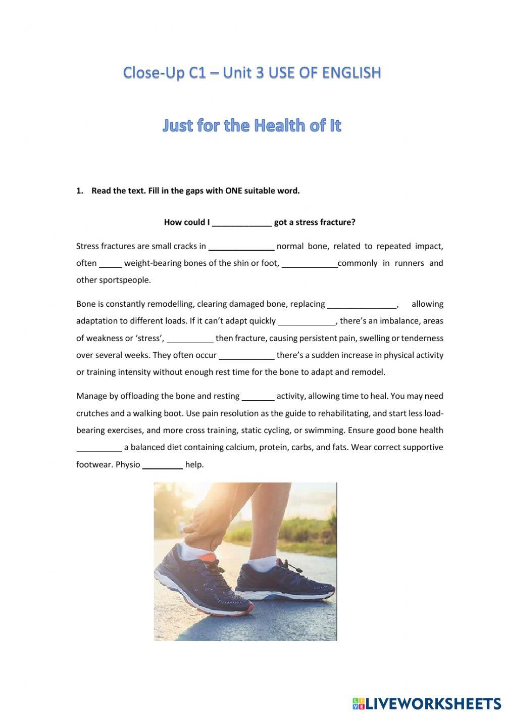 Close-up C1 Unit 3 Use of English