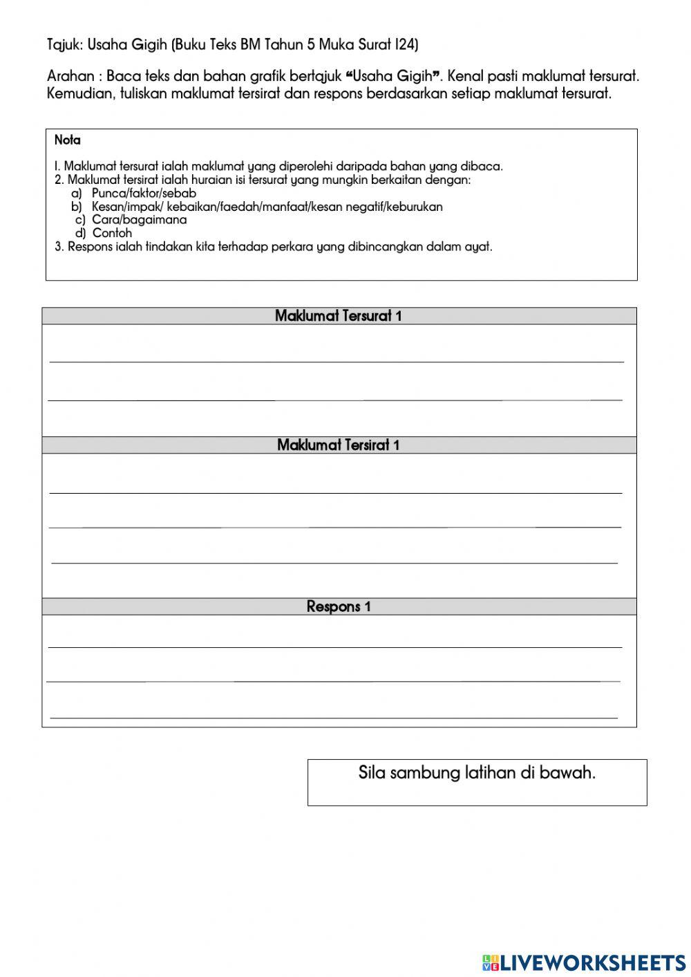 Tahun 5 Tema 7: Unit 19: Usaha Gigih