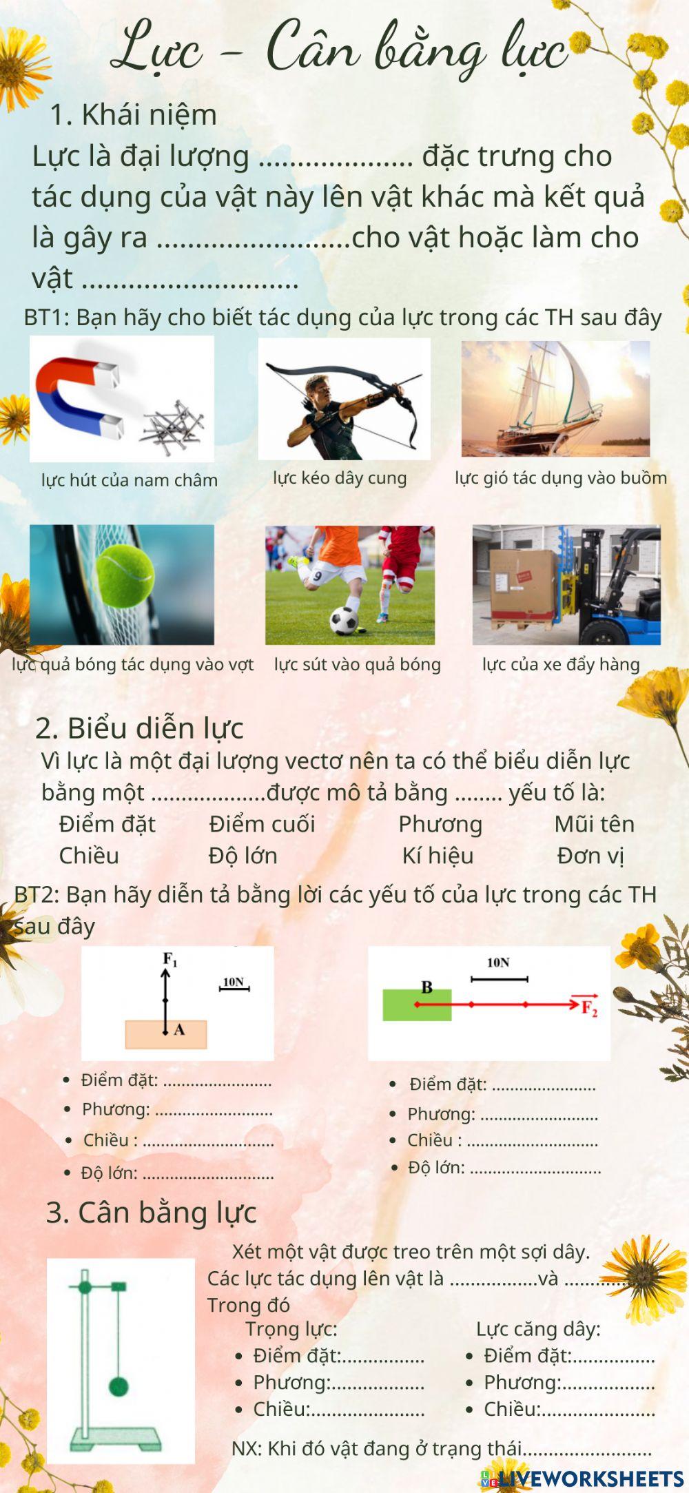 Lực - cân bằng lực