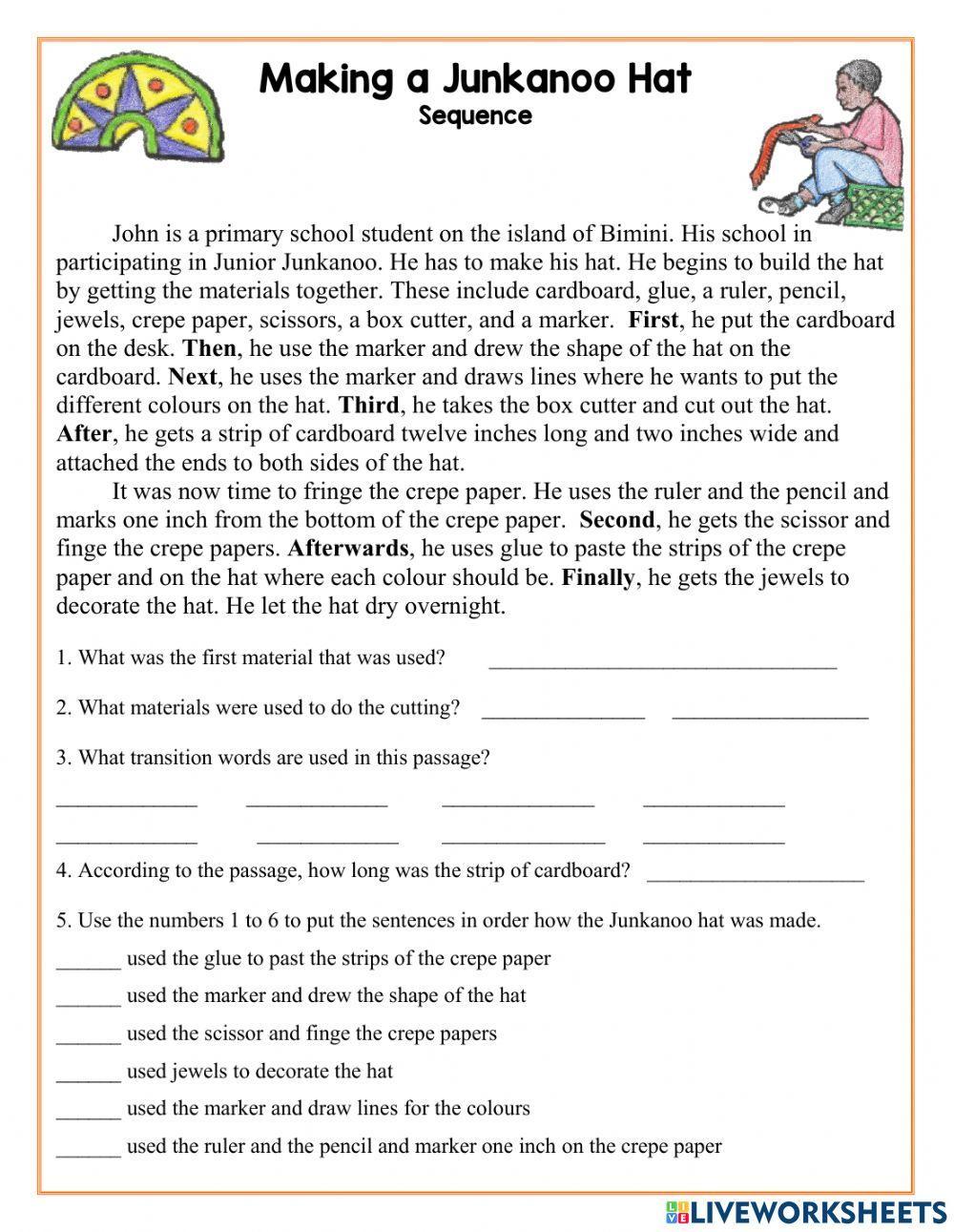 Making a Junkanoo hat sequence