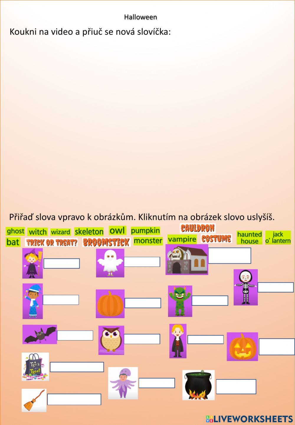 Halloween 4. a 5. třída