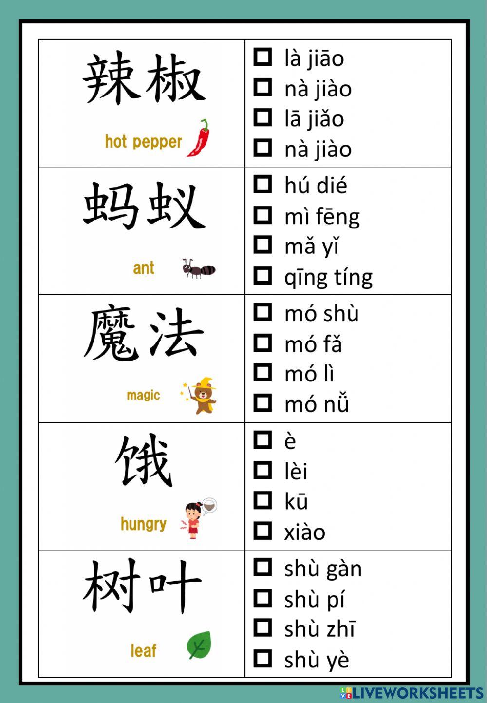 Pinyin-aoe